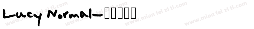 Lucy Normal字体转换